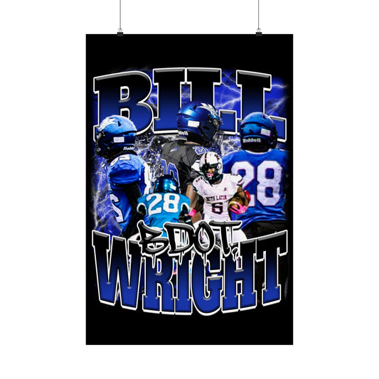 Bill Wright Poster 24" x 36"