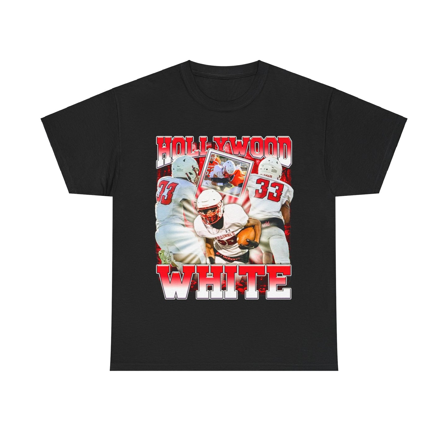 Hollywood White Heavy Cotton Tee