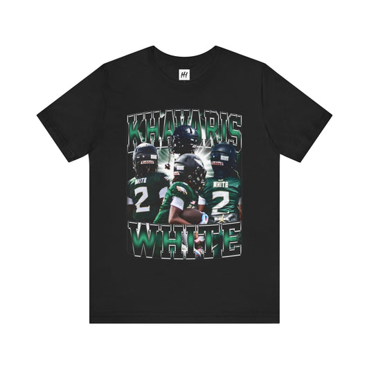Khavaris White Heavy Cotton Tee