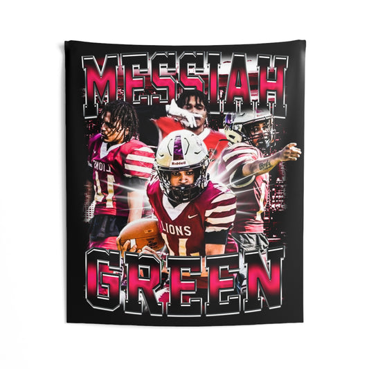 Messiah Green Tapestry 50” x 60”
