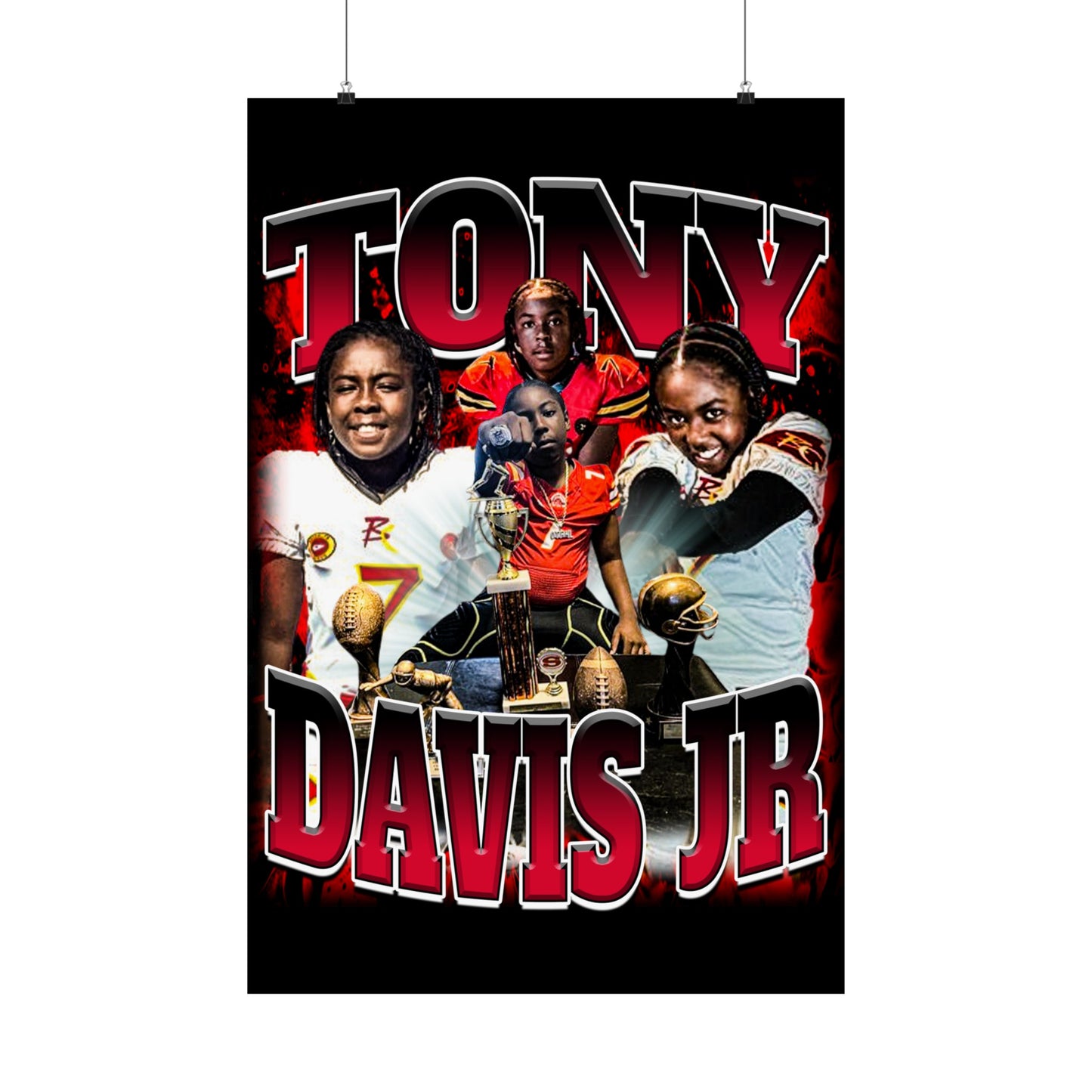 Tony Davis JR Poster 24" x 36"