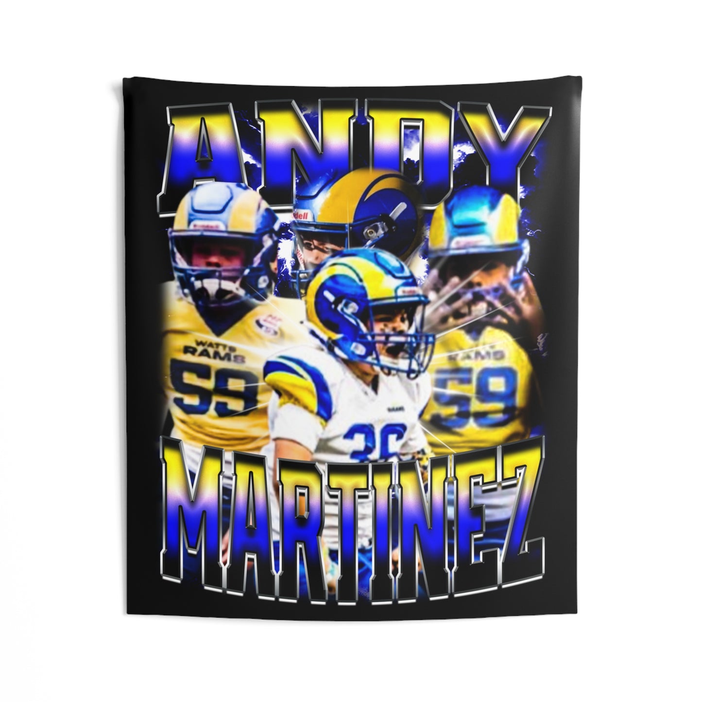 Andy Martinez Tapestry 50” x 60”