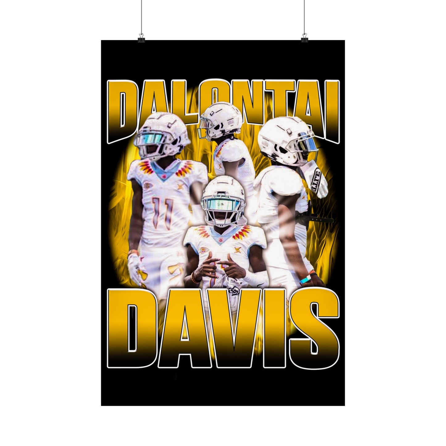 Dalontai Davis Poster 24" x 36"