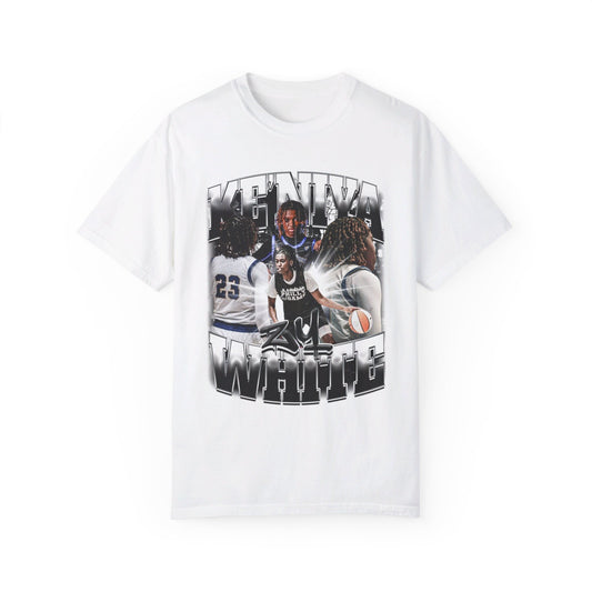 Ke'niya White Heavy Cotton Tee