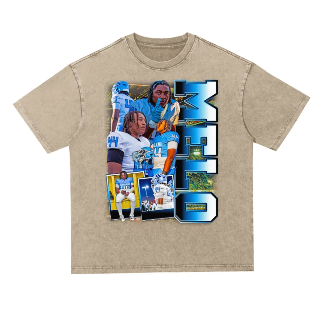 Melo Oversized Acid wash T-shirt