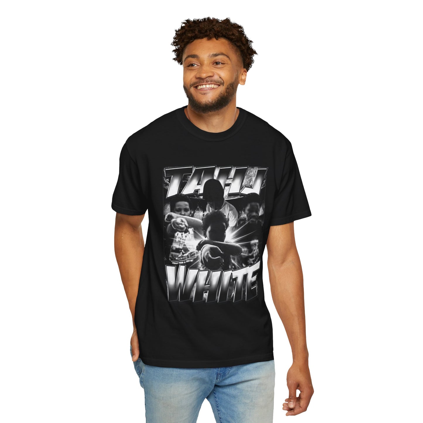 Tahj White Heavyweight Premium Tee
