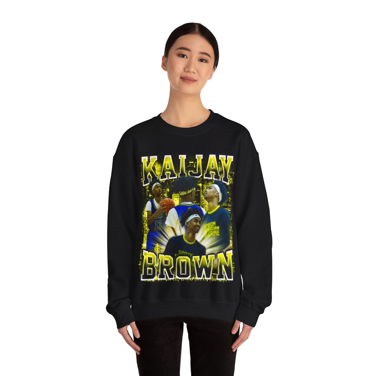 Kaijay Brown Crewneck Sweatshirt