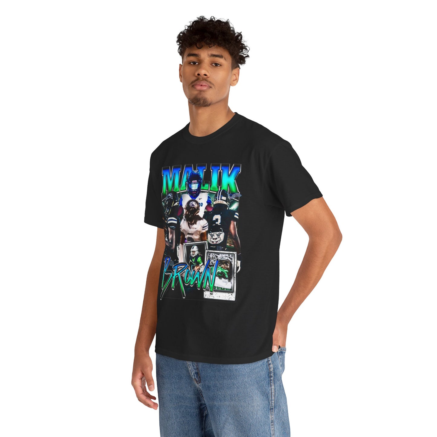 Malik Brown Heavy Cotton Tee
