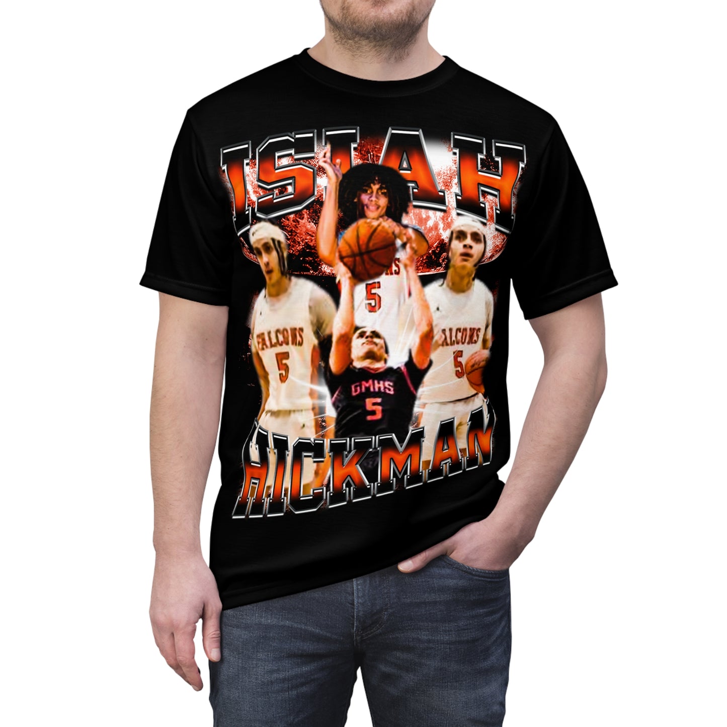 Isiah Hickman Vintage Full Print Tee