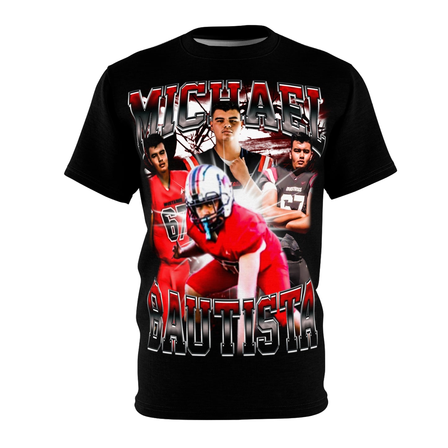 Michael Bautista Vintage Full Print Tee