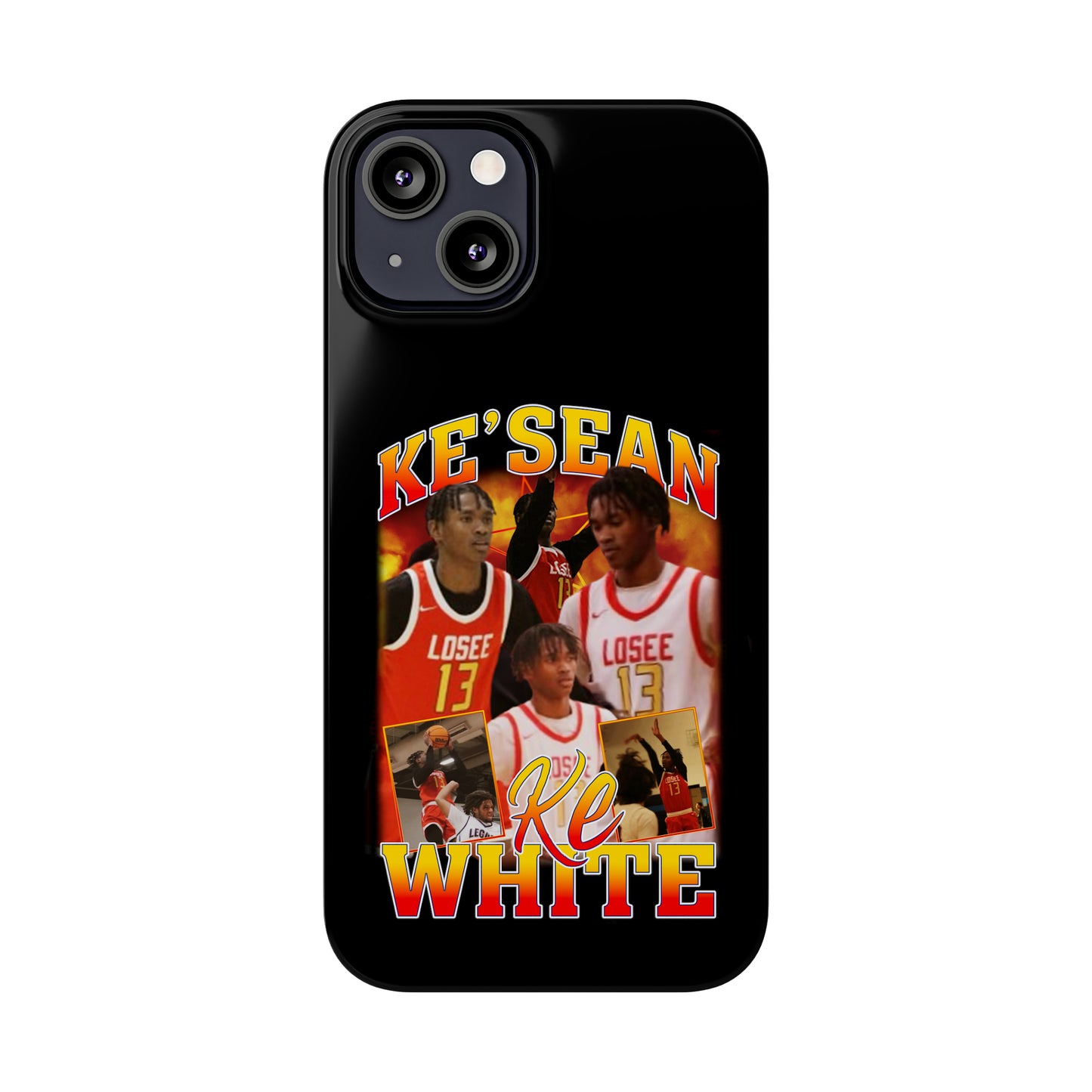 Ke'sean White Phone Case