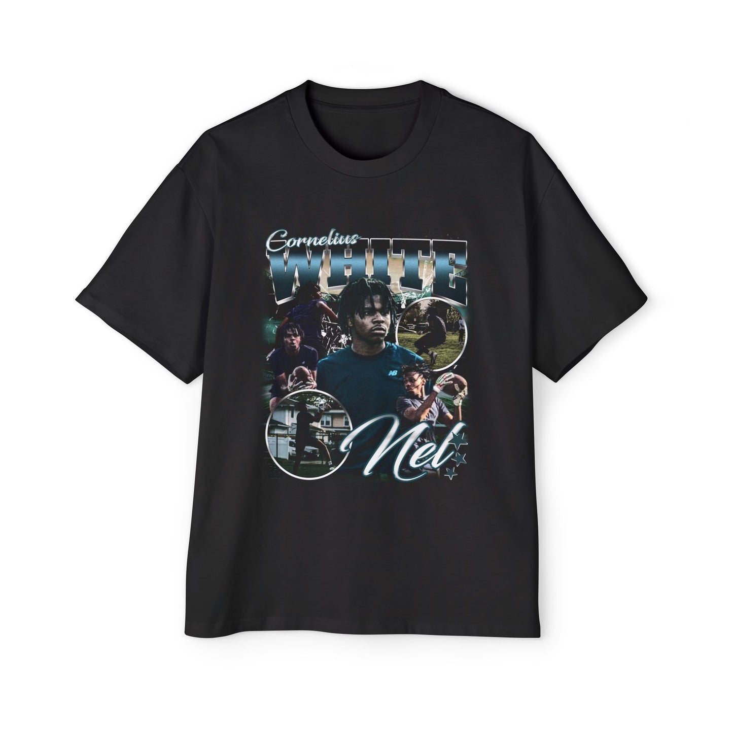 Cornelius White Oversized Retro Tee