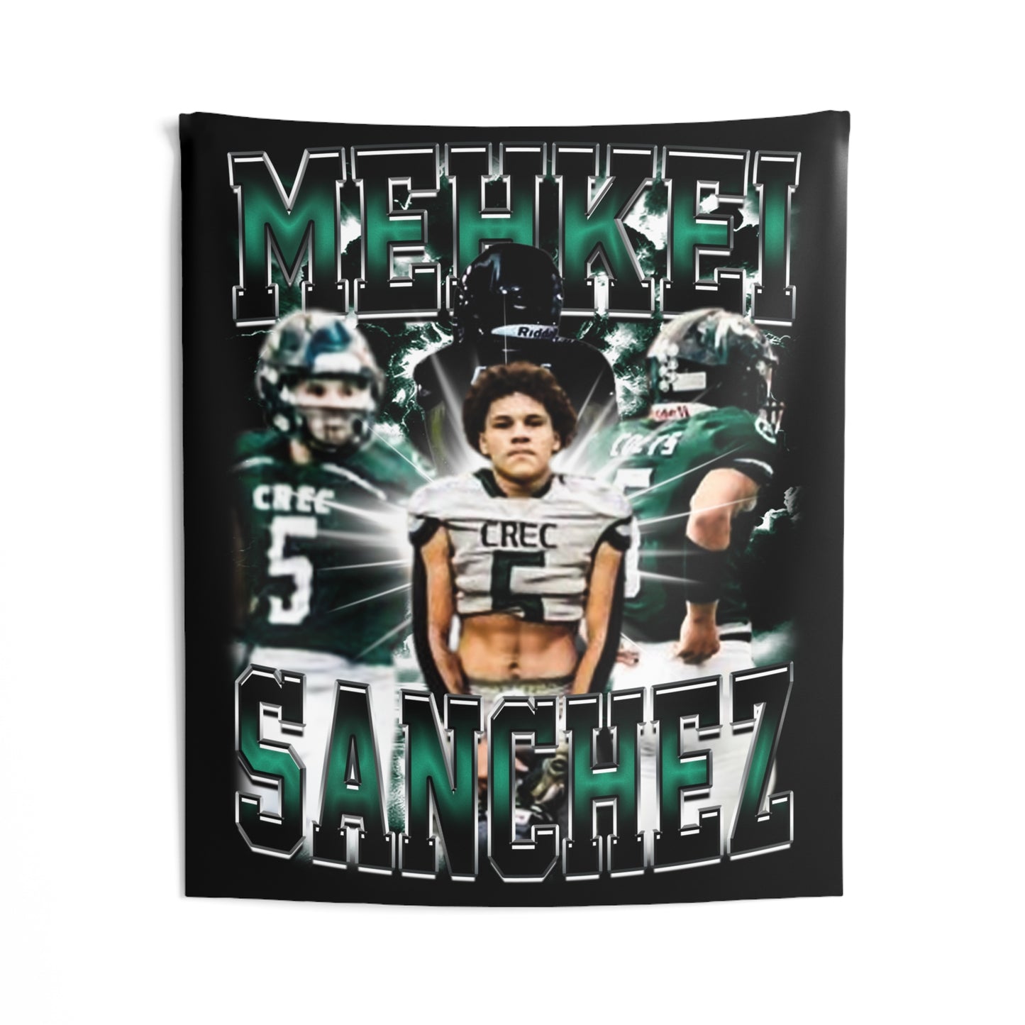 Mehkei Sanchez  Tapestry 50” x 60”
