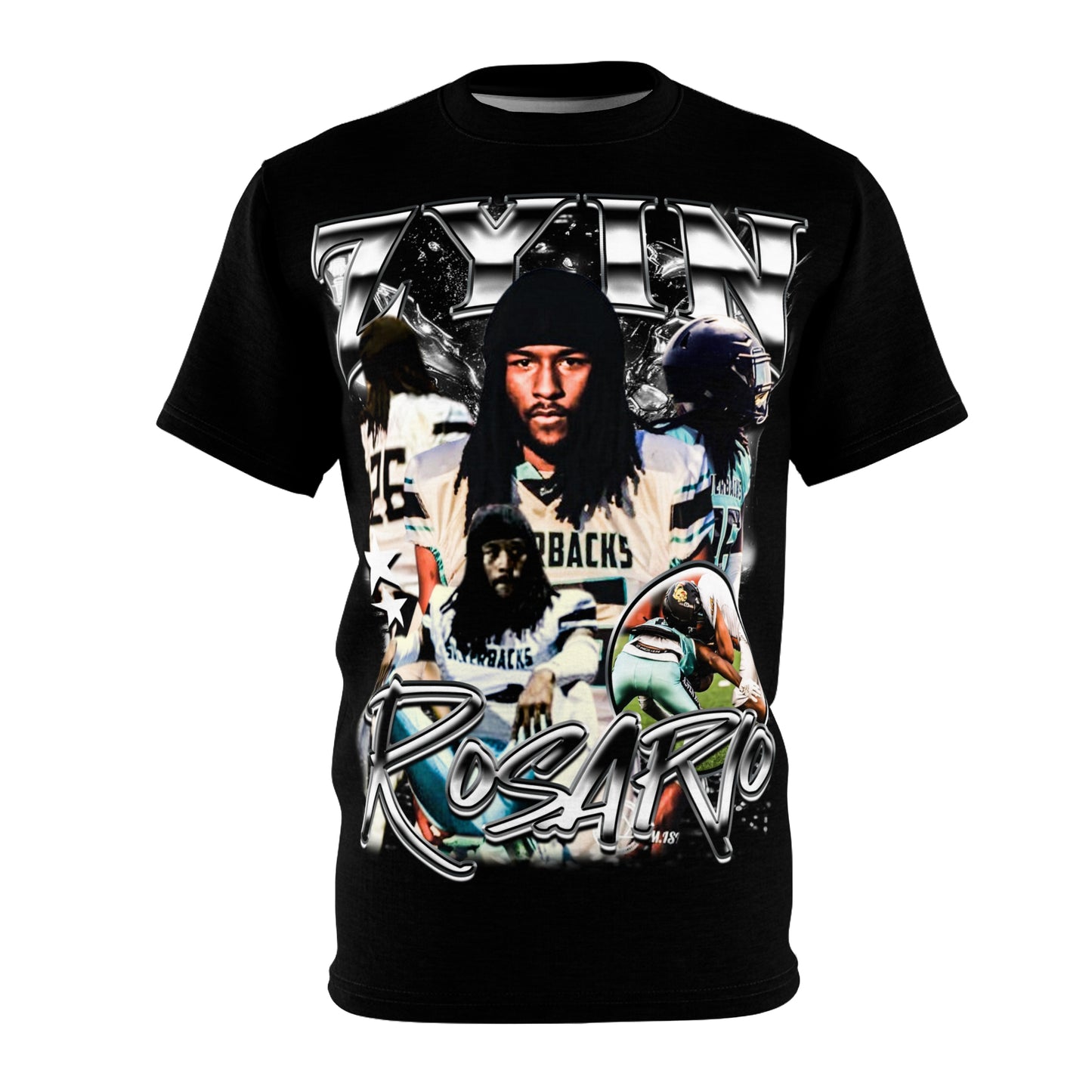 Zyin Rosario Vintage Full Print Tee