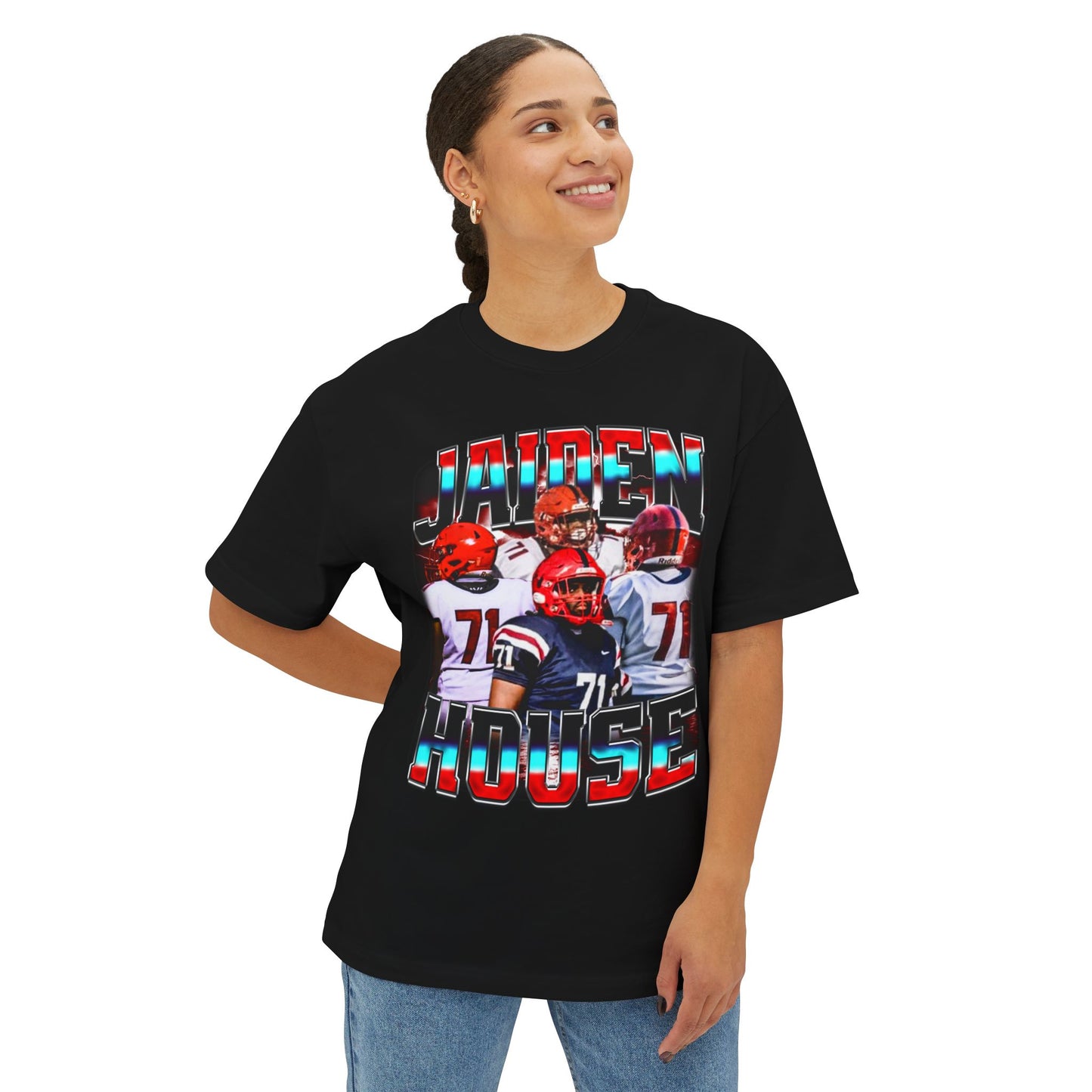 Jaiden House Oversized Vintage Tee
