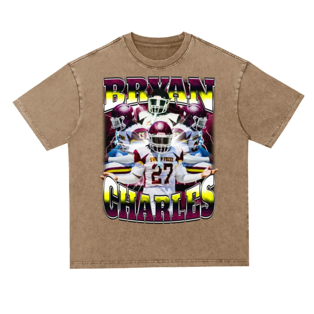 Bryan Charles Oversized Acid wash T-shirt