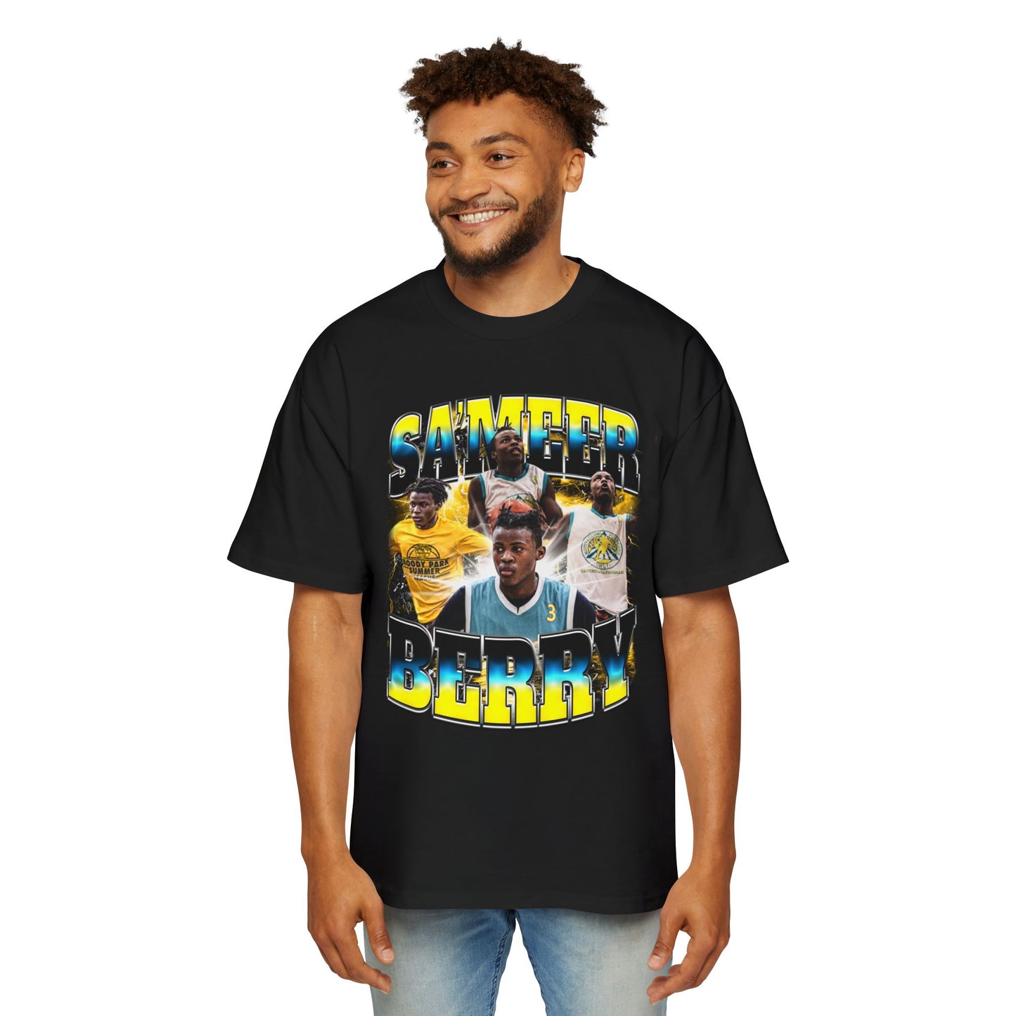 Sa'meer Berry Oversized Tee