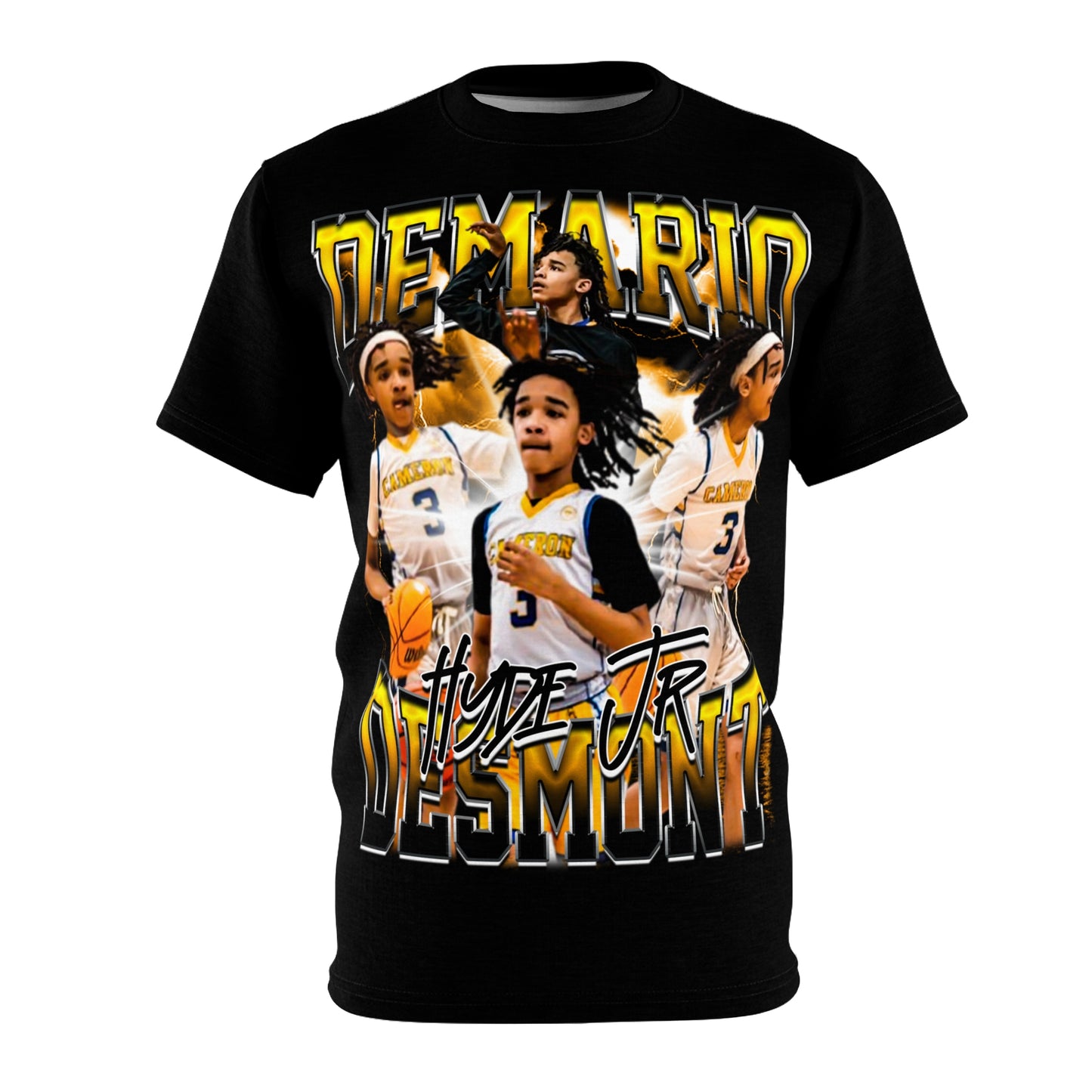 Demario Desmont Hyde Jr Vintage Full Print Tee