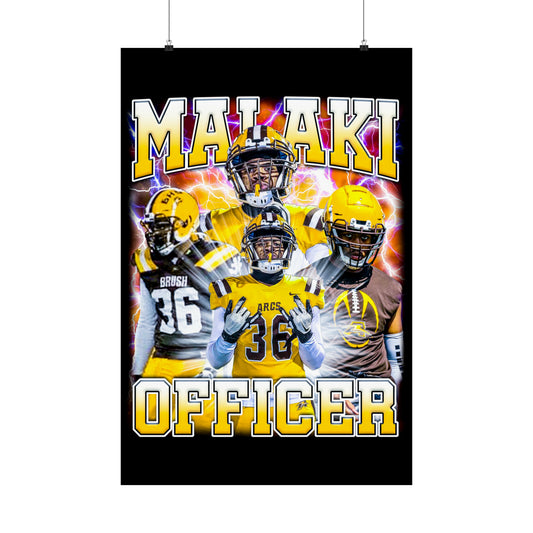 Malaki Officer Poster