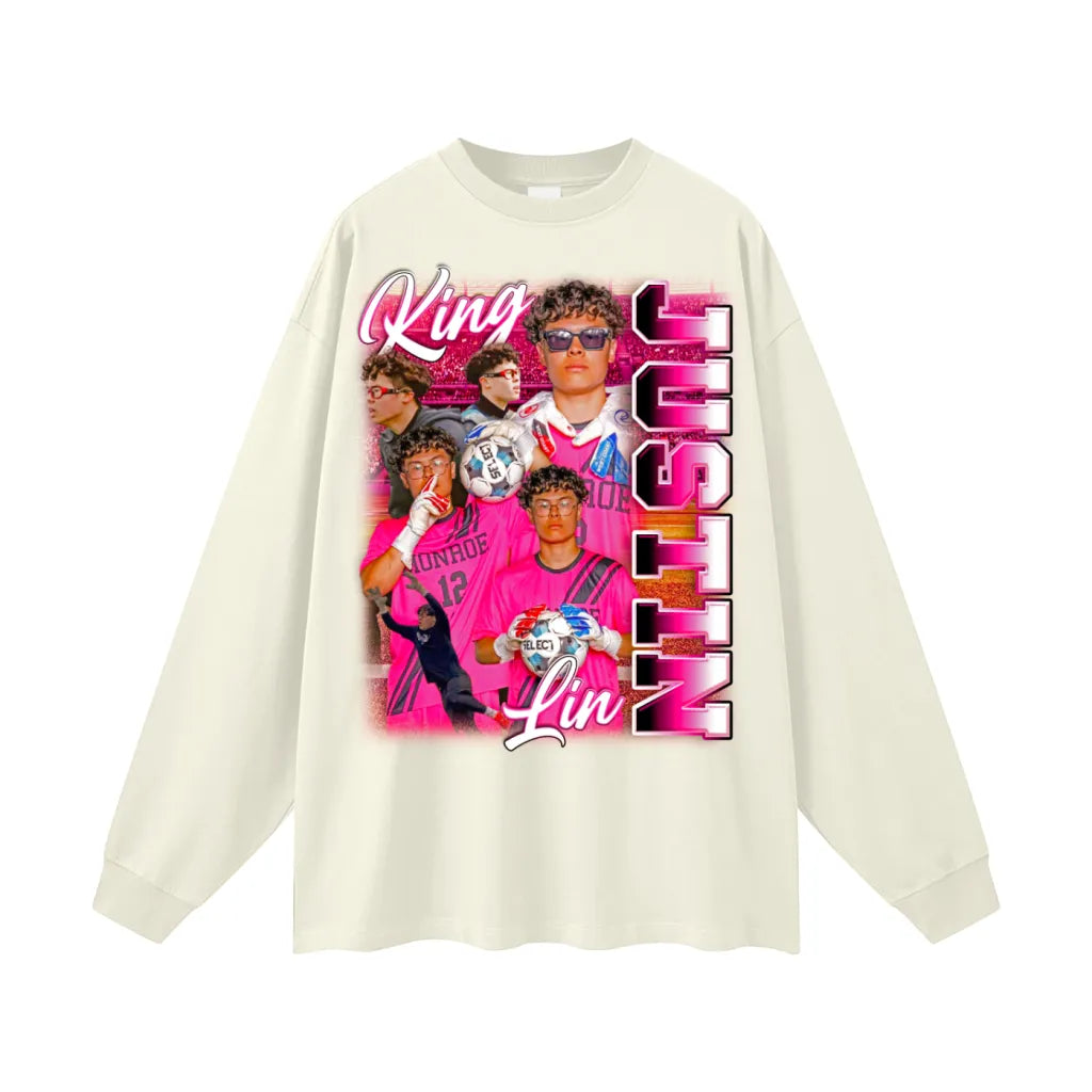 Justin Lin Oversized Long Sleeve Tee