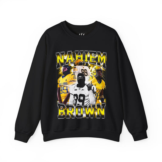 Nahiem Brown Crewneck Sweatshirt