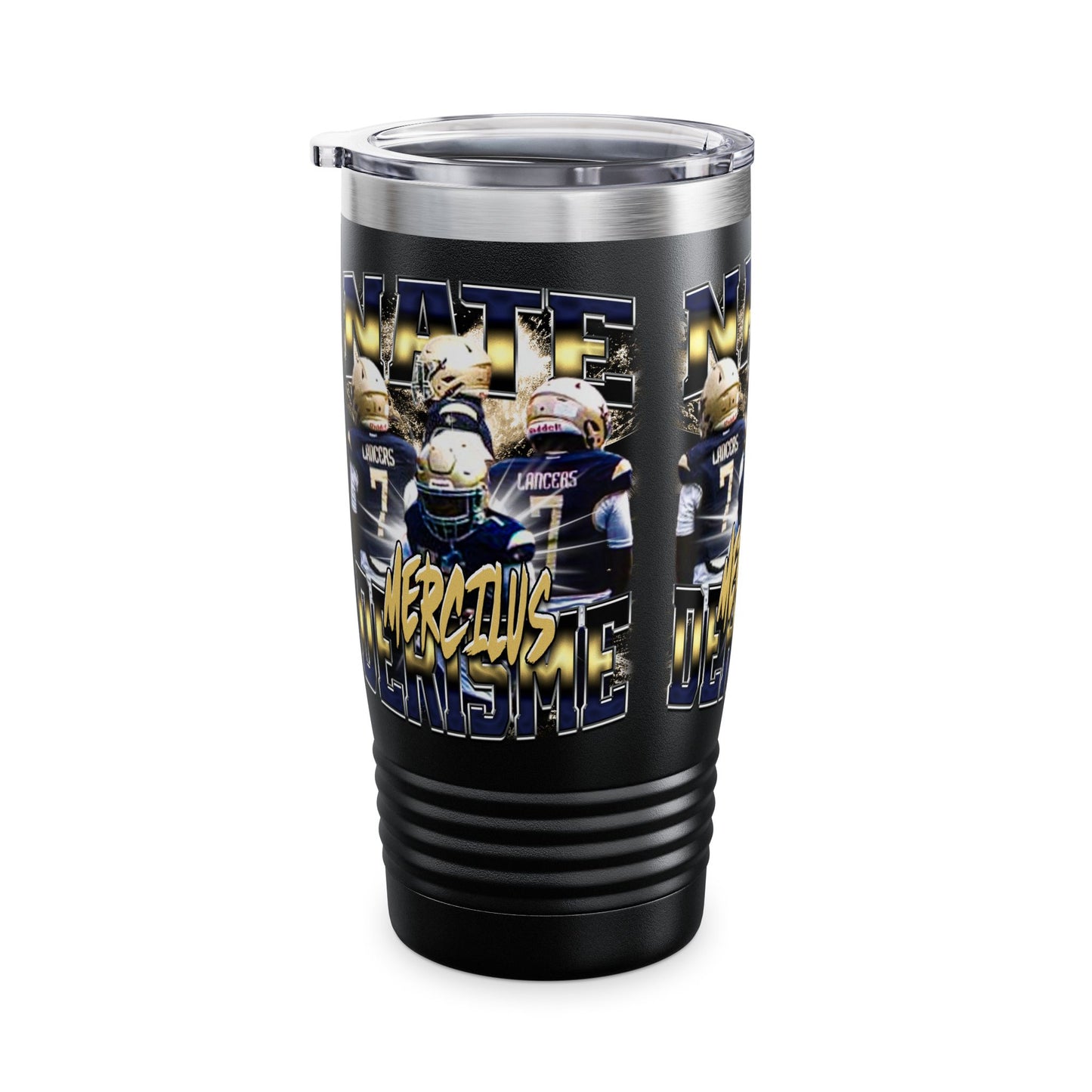 Nate Mercilus Derisme Stainless Steal Tumbler