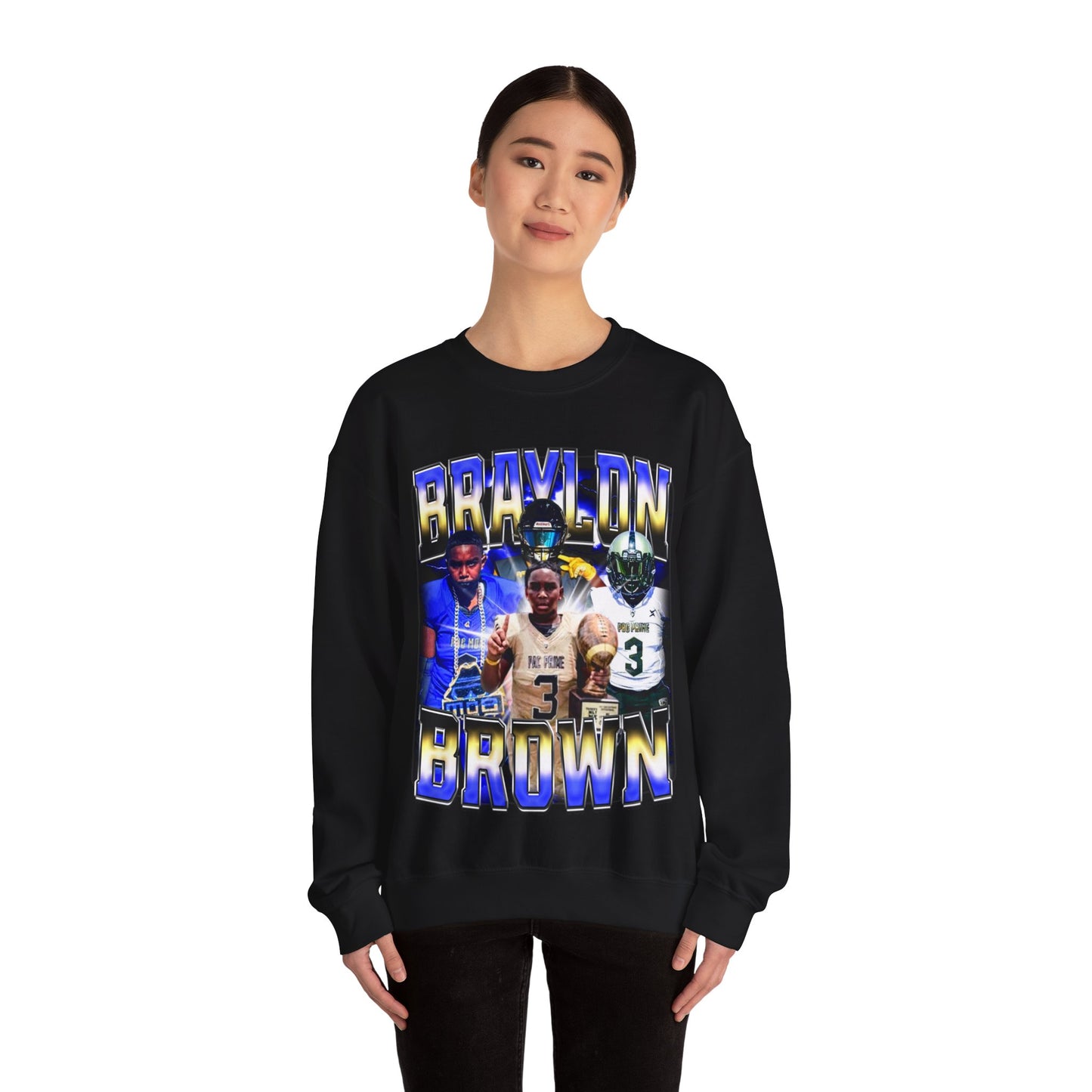 Braylon Brown Crewneck Sweatshirt