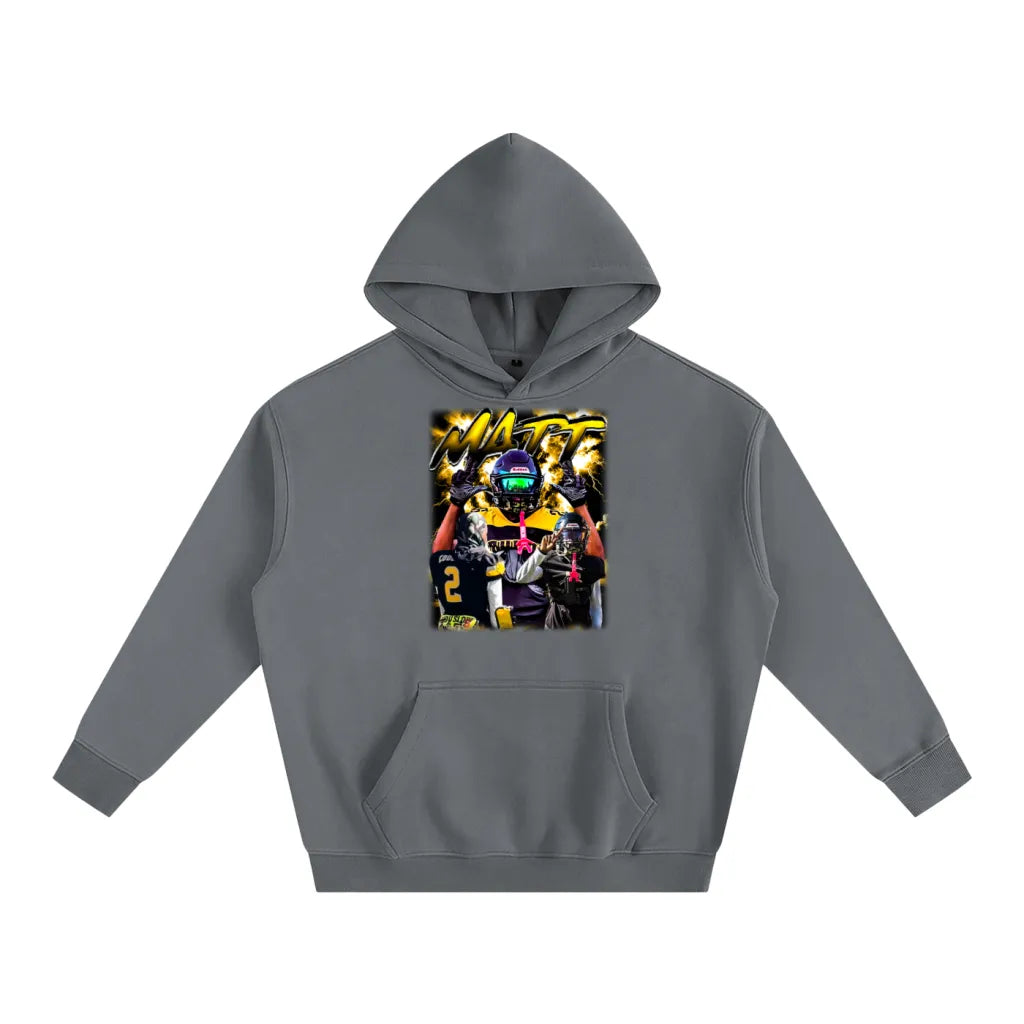 Matt Oversize Fleeced Hoodie