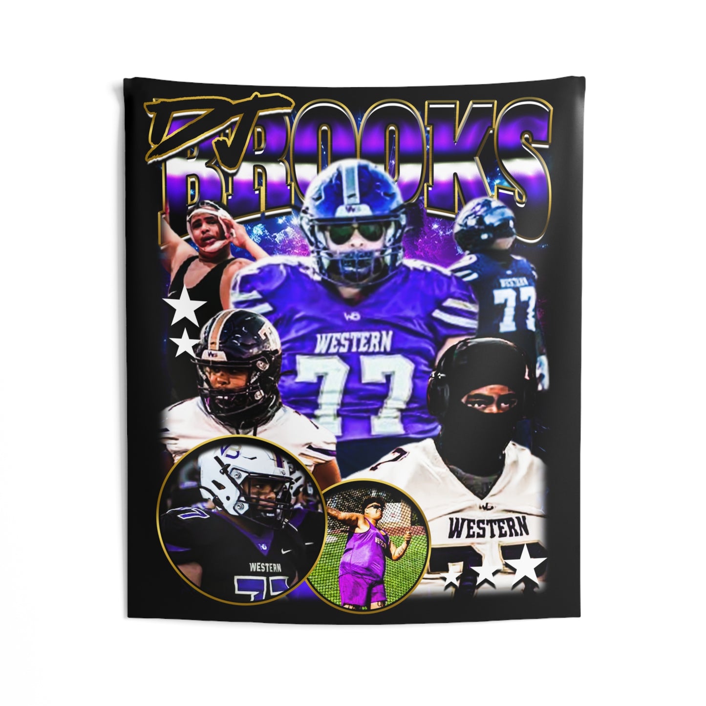 Dj Brooks Tapestry 50” x 60”