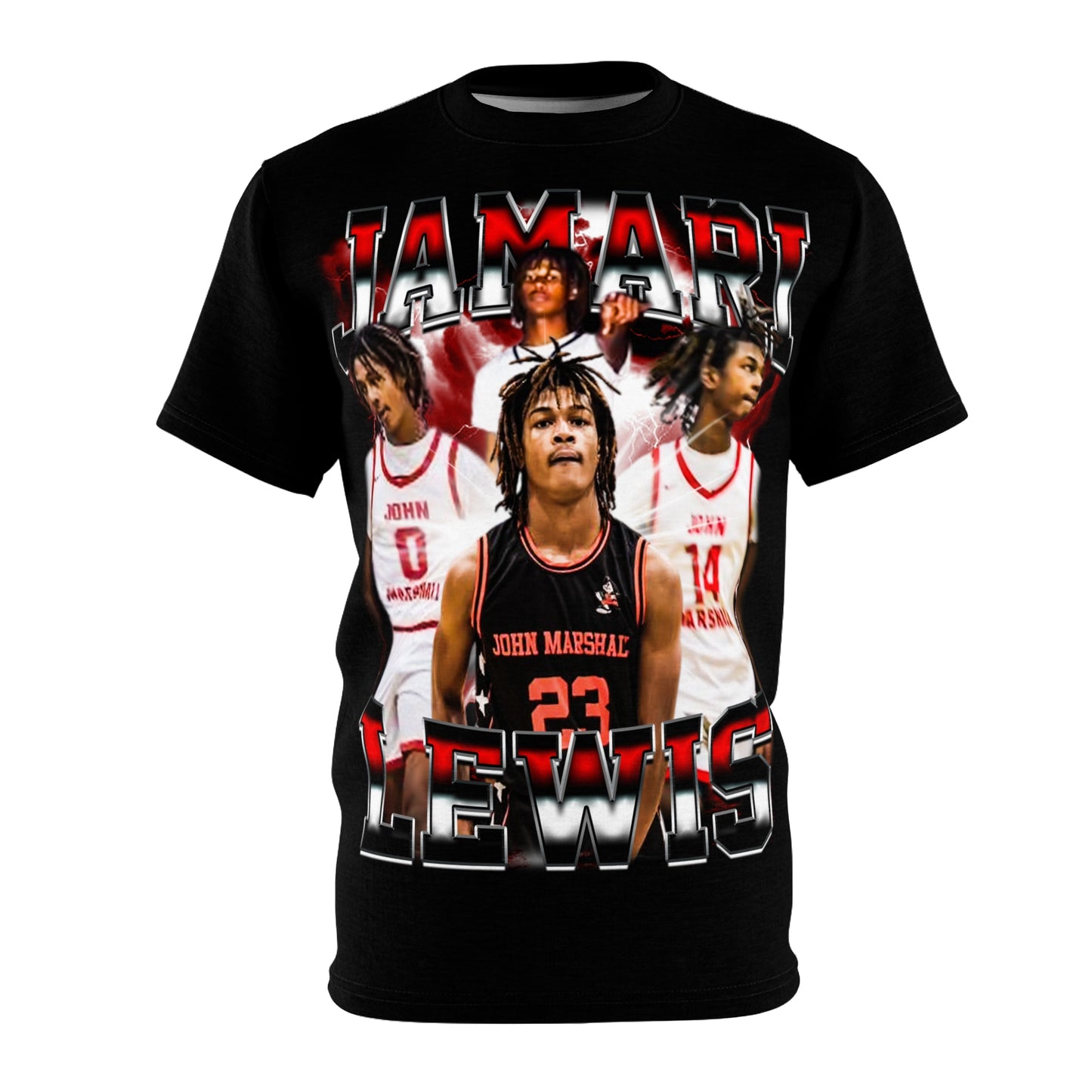 Jamari Lewis Vintage Full Print Tee