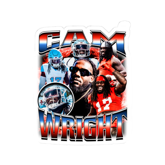Cam Wright Kiss-Cut Stickers