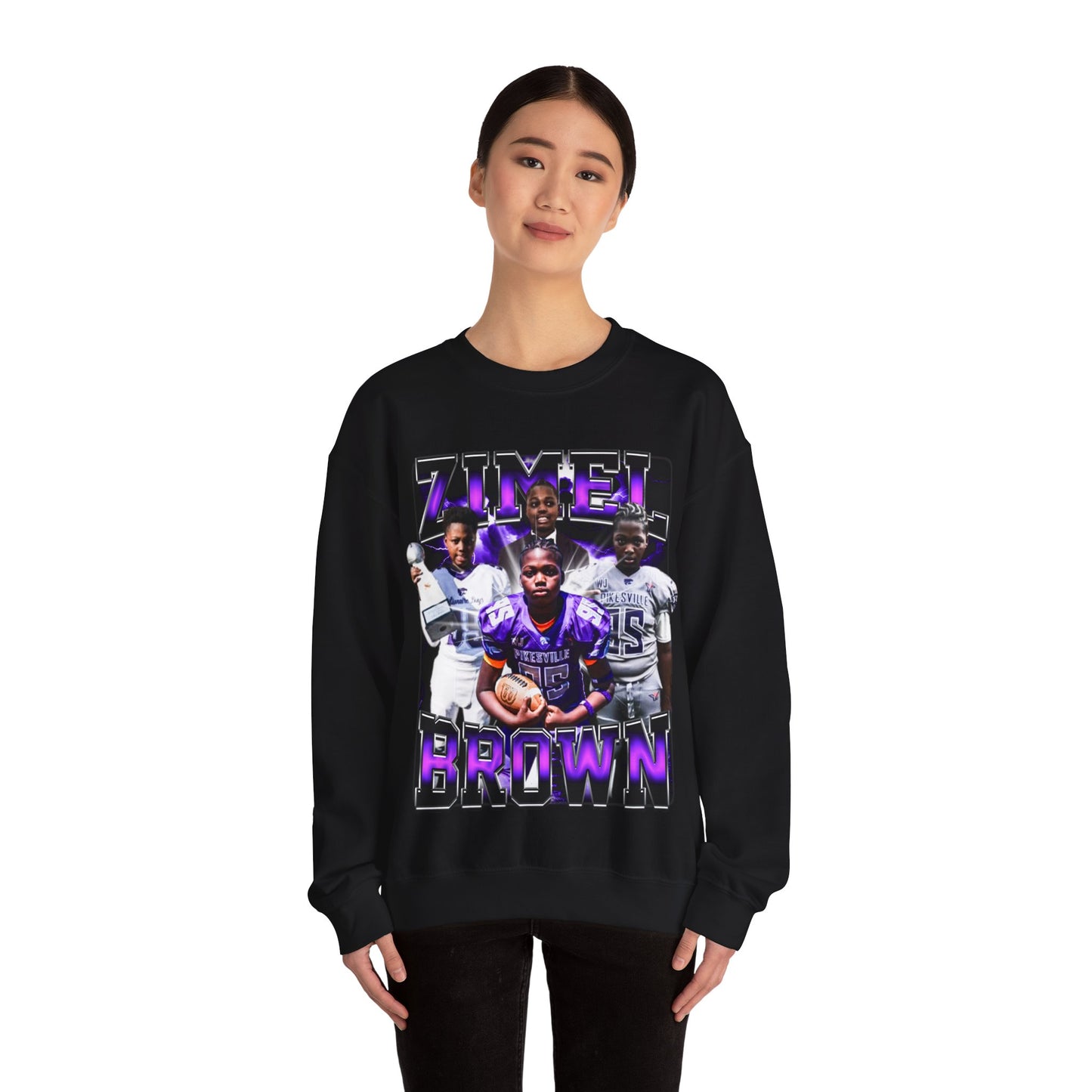 Zimel Brown Crewneck Sweatshirt