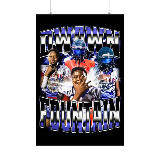 Dwawn Fountain Poster 24" x 36"