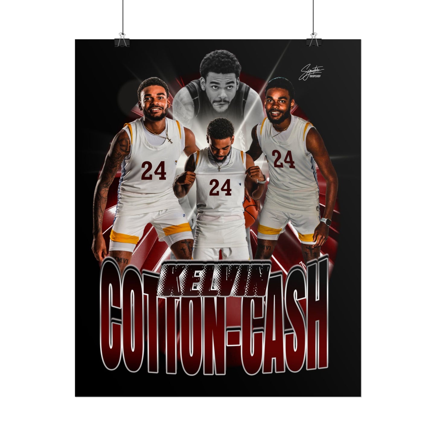 Kelvin Cotton-Cash Poster