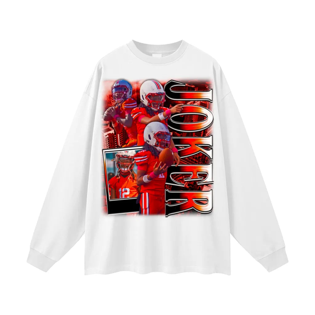 Joker  Oversized Long Sleeve Tee