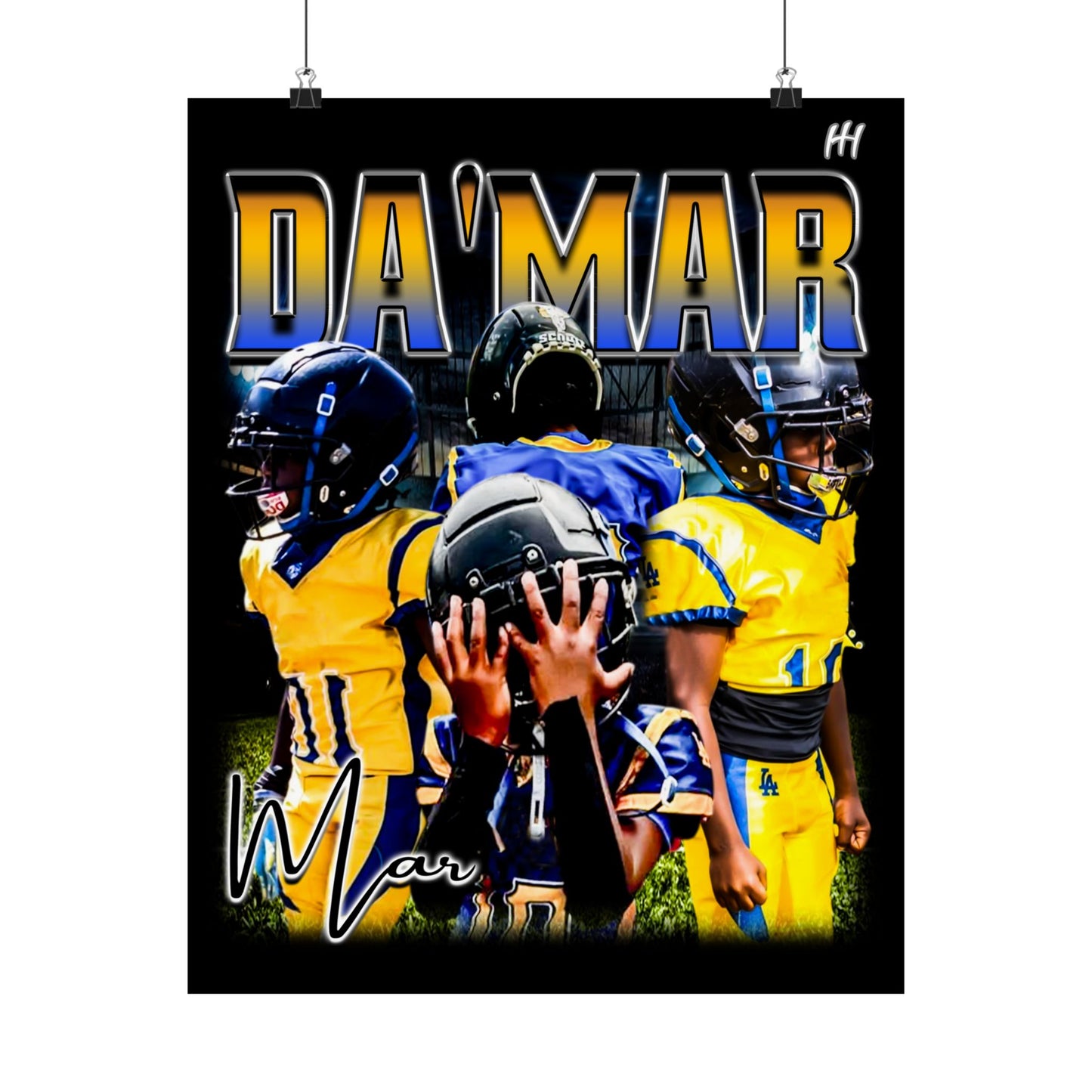 Da'Mar Poster - 16″ x 20″