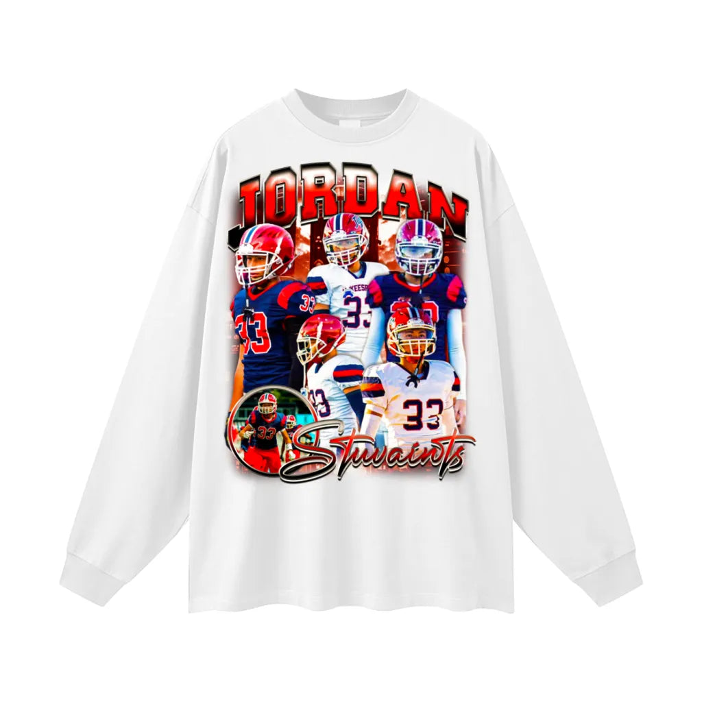 Jordan Stuvaints Oversized Long Sleeve Tee