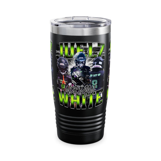 Juelz Norman White Stainless Steal Tumble