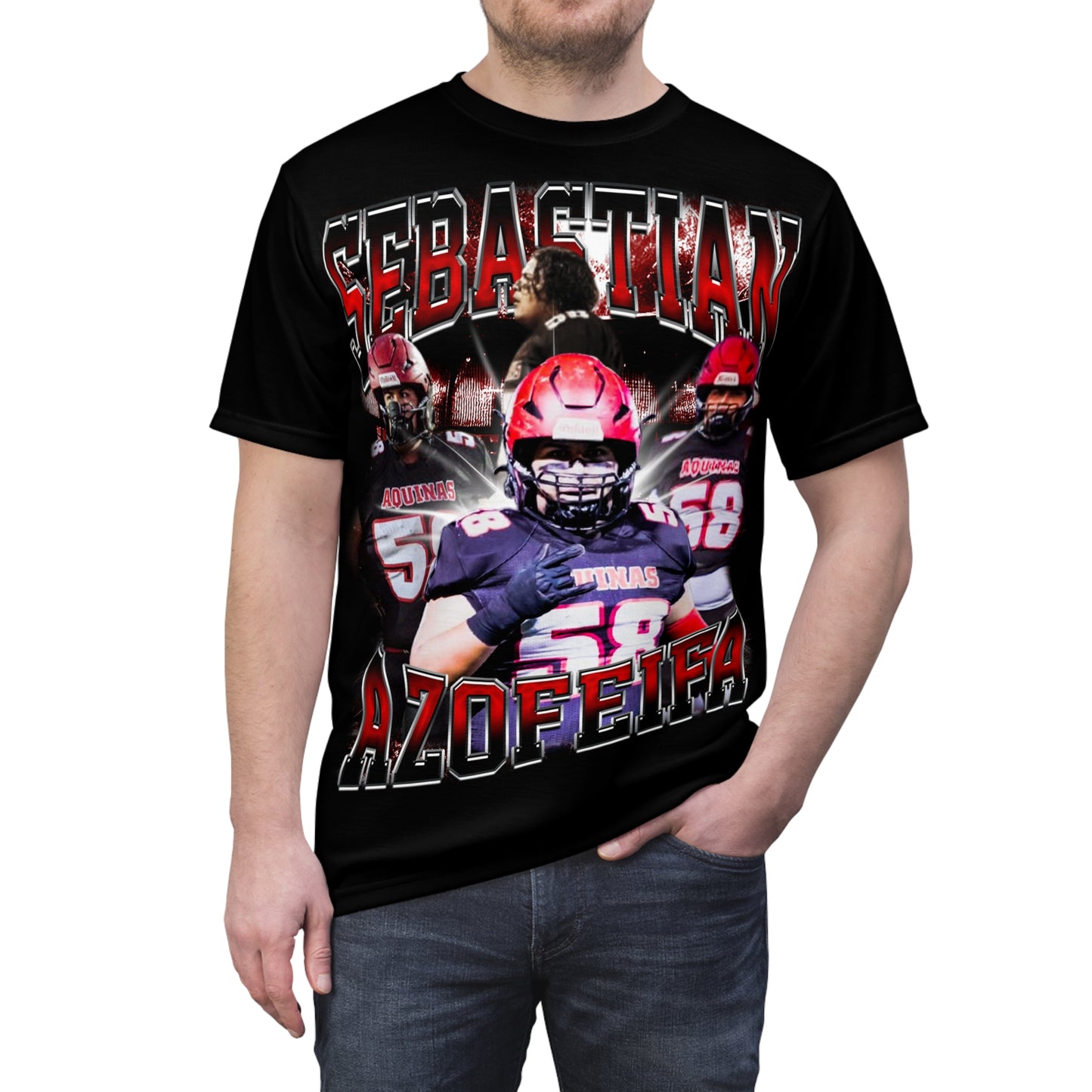 Sebastian Azofeifa Vintage Full Print Tee