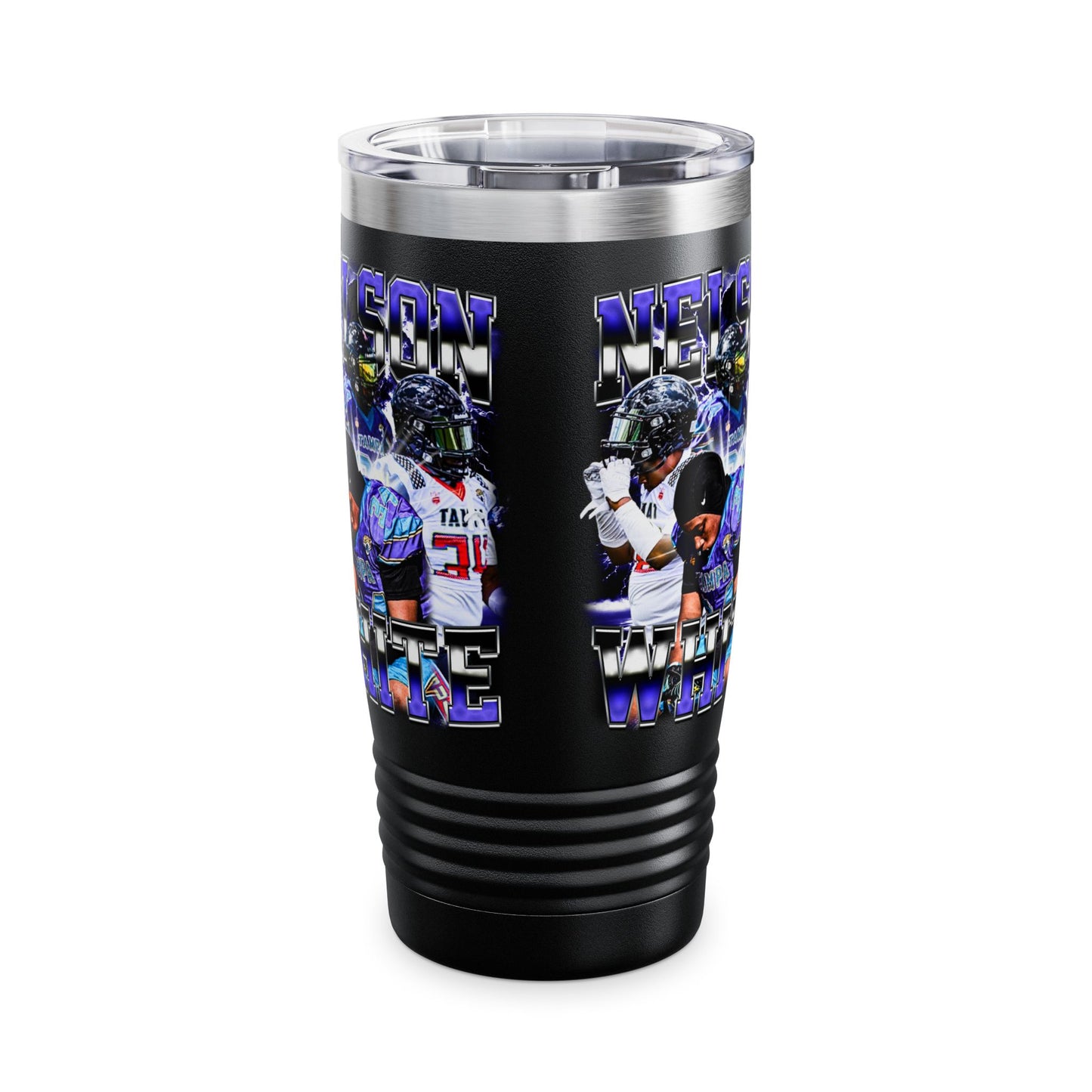 Nelson White Stainless Steal Tumbler
