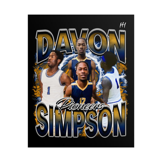 Davon Simpson Poster