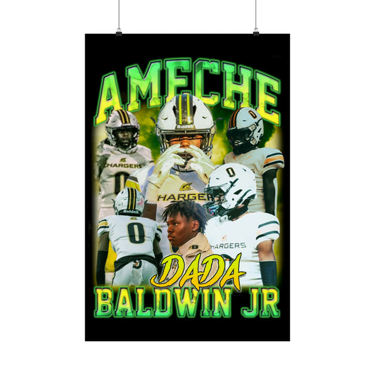 Ameche Baldwin Jr Poster