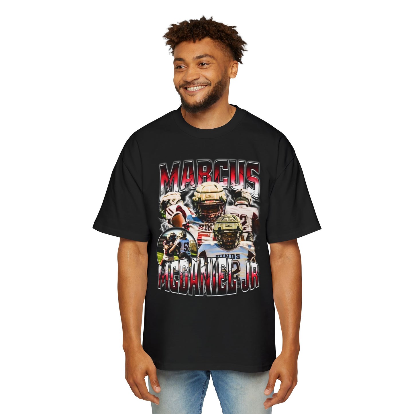 Marcus Mcdaniel Jr Oversized Retro Tee