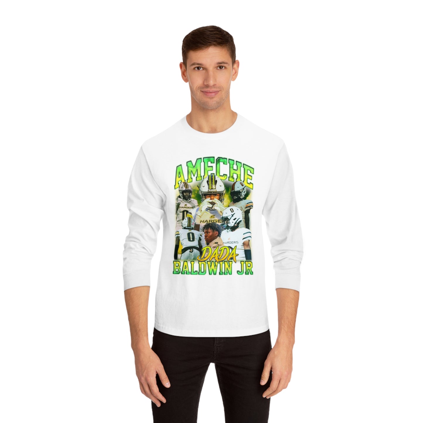 Ameche Baldwin Jr Long Sleeve T-Shirt