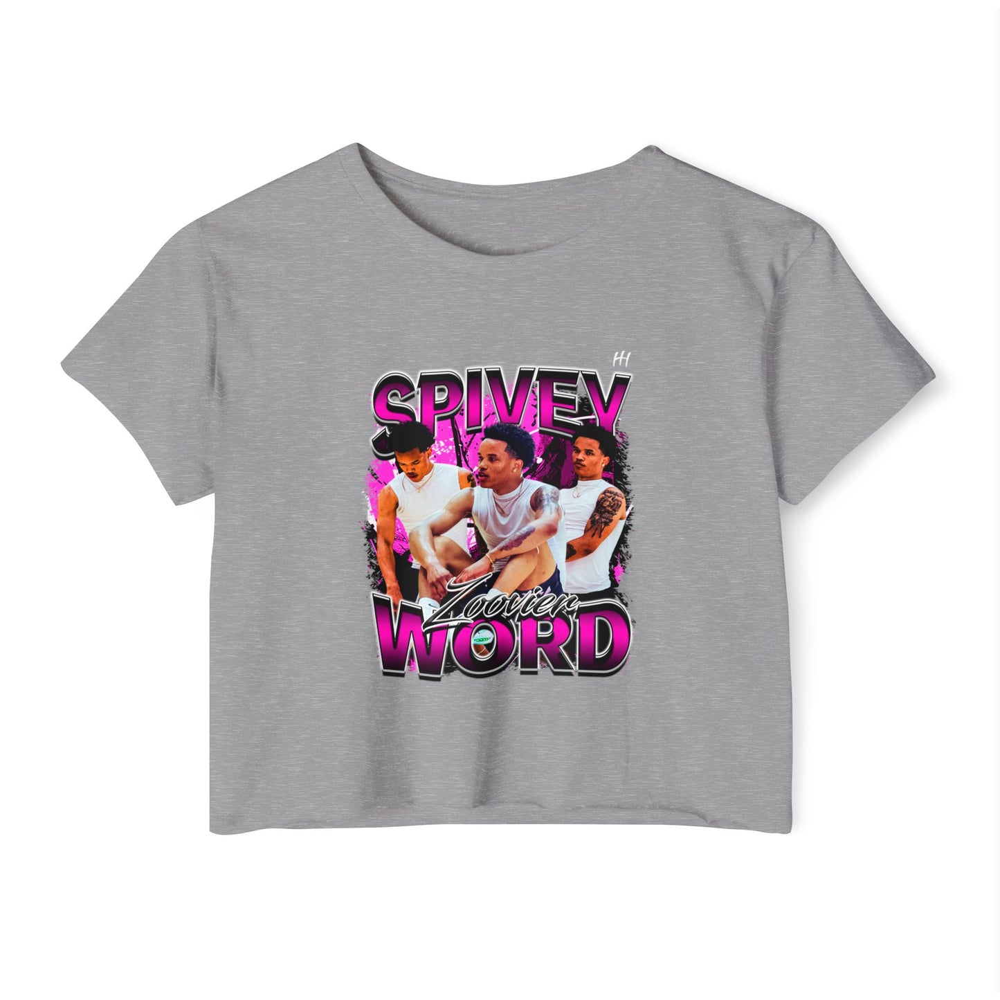 Spivey Word Crop Top