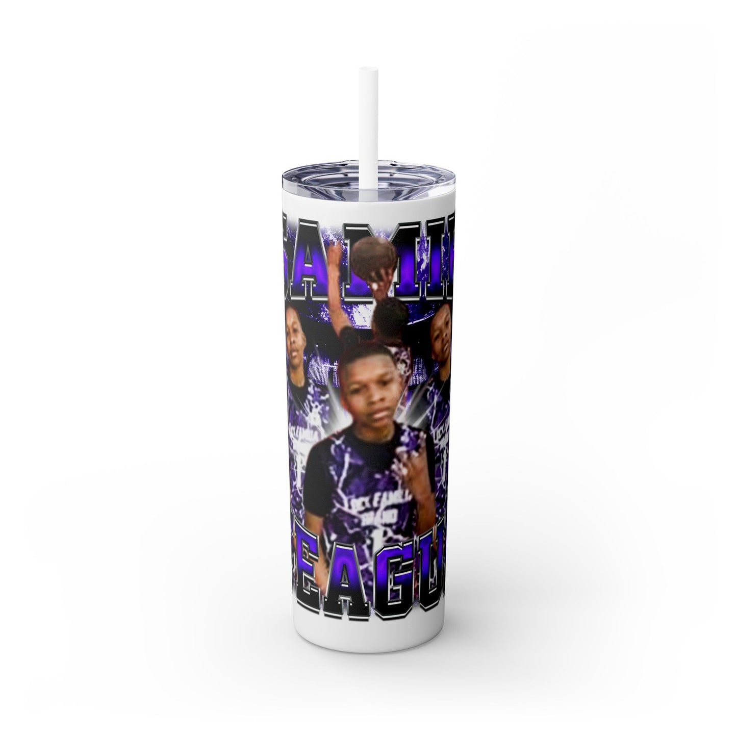 Samir Teague Stainless Steal Tumbler