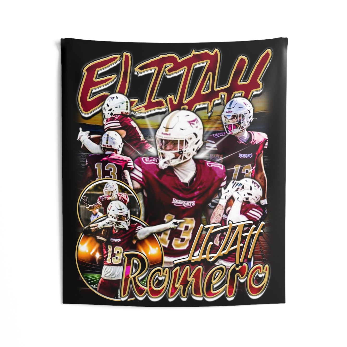 Elijah Romero Tapestry 50” x 60”