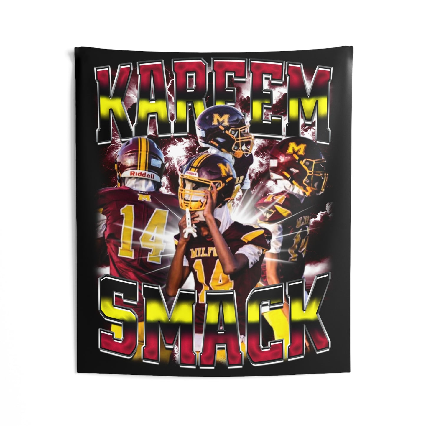 Kareem Smack Tapestry 50” x 60”