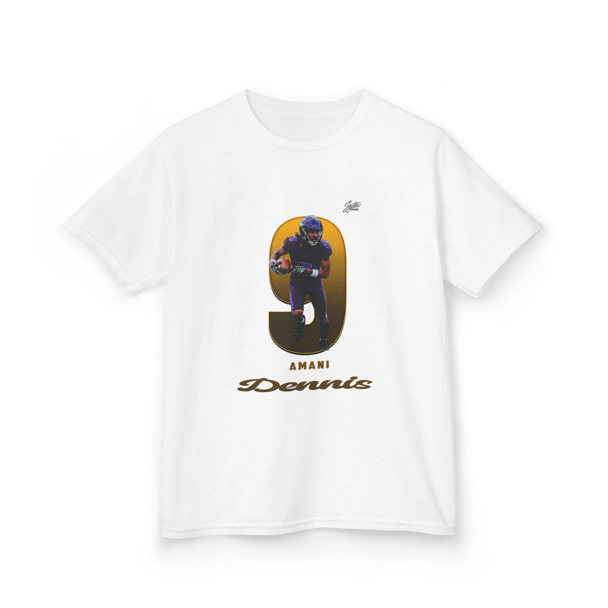 Amani Dennis Youth Heavy Cotton Tee