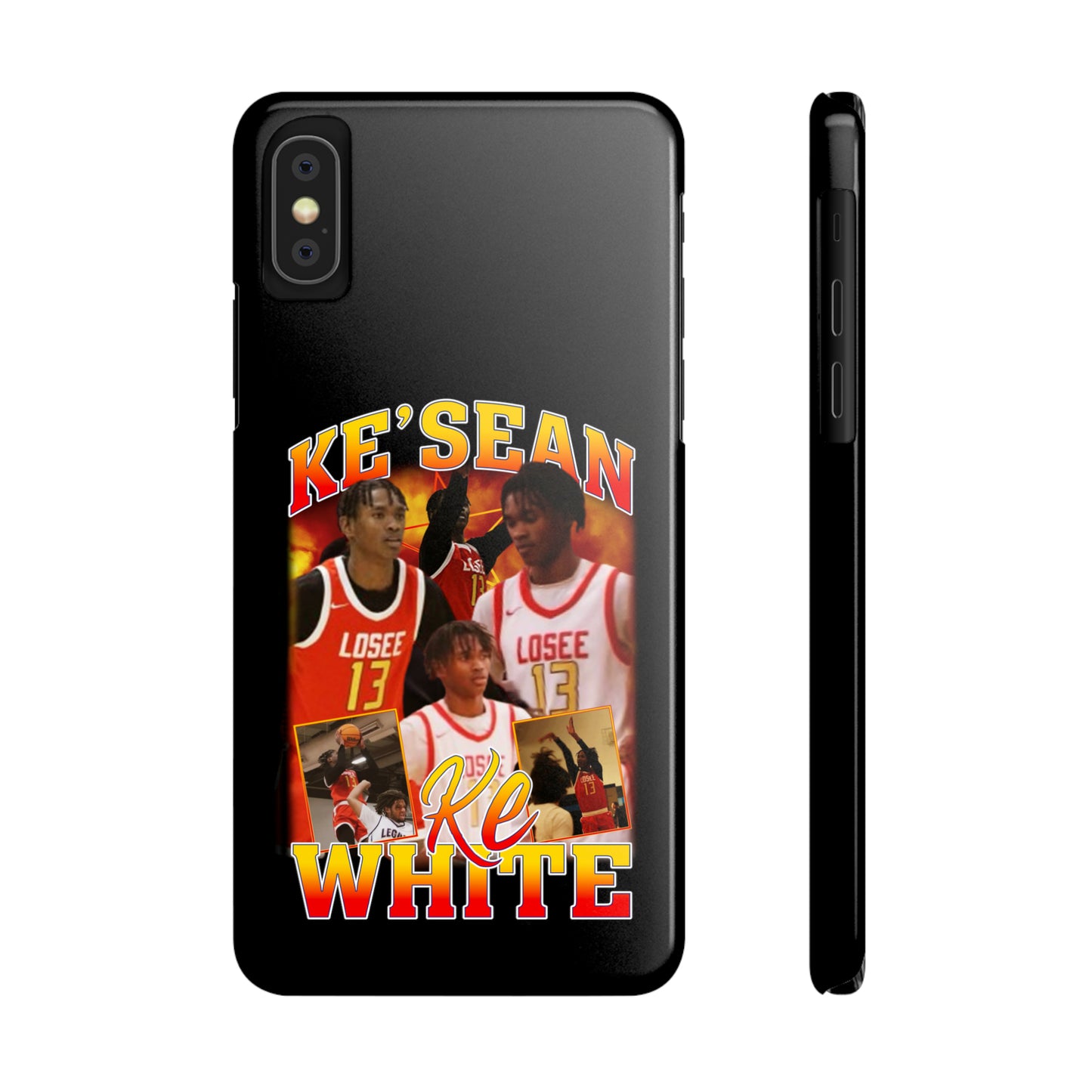 Ke'sean White Phone Case